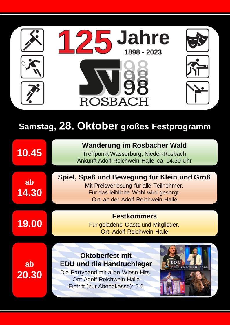 Plakat 125-Jahr-Feier