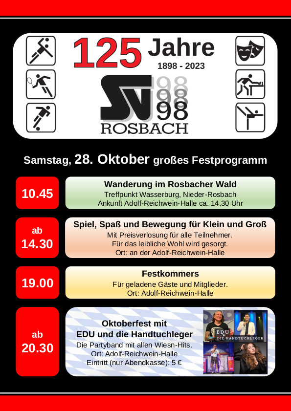 Plakat 125-Jahr-Feier